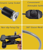 Pet Star Turtle Heat Lamp with Clip (Copy) - Image 3