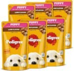 Pedigree Puppy Wet Dog Food, Lamb Flavour Chunks in Gravy, 130 g, Complete & Balanced Meal for Puppies - Image 2