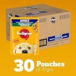 Pedigree Adult Wet Dog Food, Grilled Liver Chunks Flavour in Gravy with Vegetables, 70 g  Complete & Balanced Nutrition for Adult Dogs - Image 2