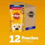 Pedigree Adult Wet Dog Food, Chicken & Liver Chunks in Gravy, 130 g, Complete & Balanced Meal for Adult Dogs - Image 2