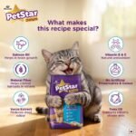 Mankind PetStar Adult Cat Food – Ocean Fish Flavour (1 KG) | Complete Nutrition with Taurine & Omega for Urinary, Digestive & Heart Health - Image 5