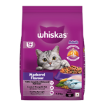 Whiskas Mackerel Adult (1+ Years) Dry Cat Food,