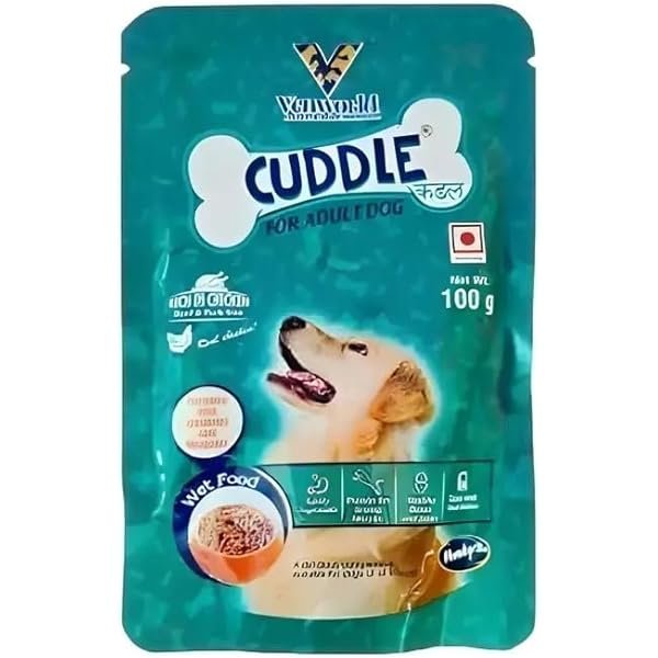 51bBsfxM+5L._AC_UL600_SR600,600_ Cuddle Rich in Chicken Adult Dog Gravy 100g - Image 1