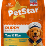 Petstar Puppy Dry Dog Food 1 kg, Tuna & Rice Formula, High Protein, Easy Digestion, Immunity Support, No Artificial Flavours or Added Sugar