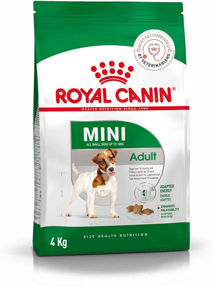 61eUuVEMAPL._AC_UF1000,1000_QL80_FMwebp_ Royal Canin Mini Adult Dog Food, Dry Food, Supports Weight Management & Digestive Health - Image 1