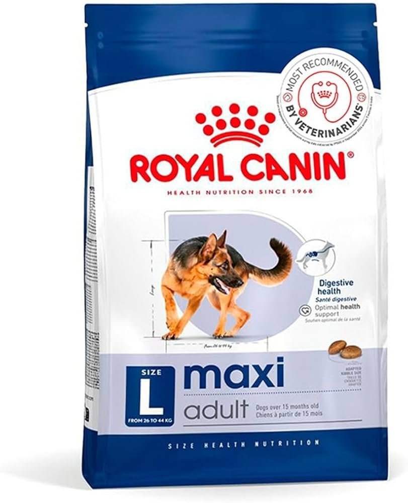 61qo67g2CVL._AC_UF1000,1000_QL80_ Royal Canin Maxi Adult Dog Food, Dry Food, Supports Digestive Health & Optimal Health, Provides Bone & Joint Support - Image 1