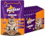 Mankind PetStar Chicken Gravy Wet Cat Food for Adult Cats (1+ Years) | DHA & Taurine Support | 85 g Pouch, Pack of 15 - Image 2