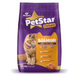 Mankind PetStar Adult Cat Food – Salmon Flavour (2.8 KG) | Complete Nutrition with Taurine & Omega for Urinary, Digestive & Heart Healt
