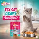 Mankind PetStar Tuna Gravy Wet Cat Food for Kittens (1–12 Months) | DHA & Taurine Support | 85 g Pouch, Pack of 15 - Image 3