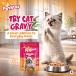 Mankind PetStar Chicken Gravy Wet Cat Food for Kittens (1–12 Months) | DHA & Taurine Support | 85 g Pouch, Pack of 15 - Image 4