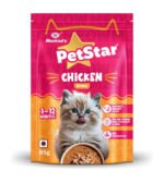 Mankind PetStar Chicken Gravy Wet Cat Food for Kittens (1–12 Months) | DHA & Taurine Support | 85 g Pouch, Pack of 15 - Image 2