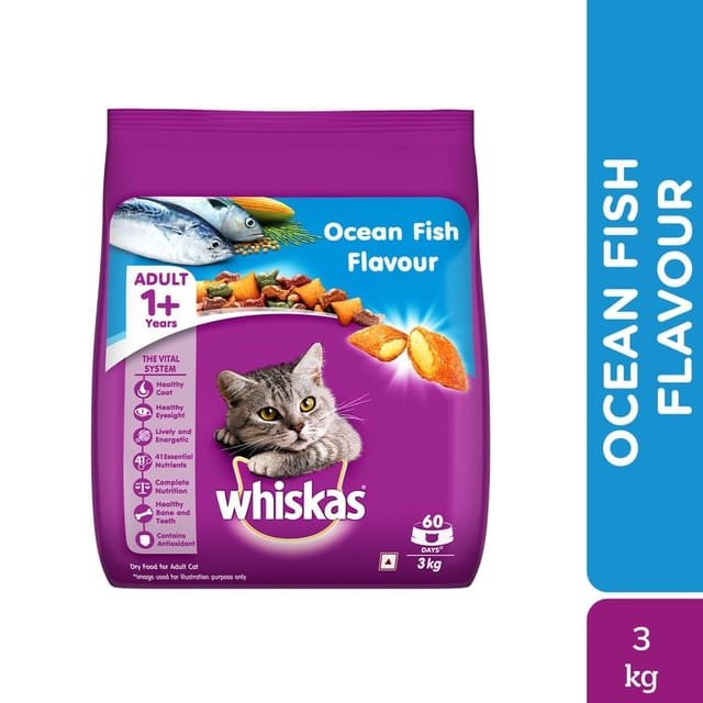 8853301400107-640x640 Whiskas Adult (1+ Years) Dry Cat Food, Ocean Fish Flavour - Image 1