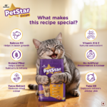 Mankind PetStar Adult Cat Food – Salmon Flavour (2.8 KG) | Complete Nutrition with Taurine & Omega for Urinary, Digestive & Heart Healt - Image 6