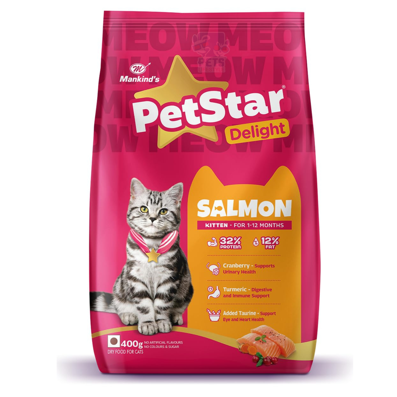 8_00ed42e2-8d1a-437e-a4e3-89db42f9b531 Mankind PetStar Kitten Cat Food – Salmon Flavour (1 Kg) | Complete & Balanced Nutrition for Healthy Growth, Urinary, Immune & Digestive Support - Image 1