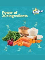 Mankind Petstar Adult Dry Dog Food (High Protein) Salmon & Rice Flavor, 1kg Pack | Improves Muscle & Strength, Supports Immunity, Protects Liver & Kidney Amazon's Choice - Image 4