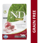 FARMINA N&D Prime Dry Cat Food, Kitten, Grain-Free, Chicken and Pomegranate