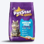 Mankind PetStar Adult Cat Food – Ocean Fish Flavour (1 KG) | Complete Nutrition with Taurine & Omega for Urinary, Digestive & Heart Health