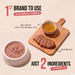 Zoomies wet stuff Duck in bone broth 80gm - Image 4
