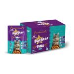 Mankind PetStar Tuna Gravy Wet Cat Food for Adult Cats (1+ Years) | DHA & Taurine Support | 85 g Pouch, Pack of 15 - Image 3