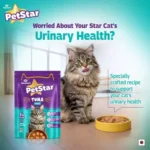 Mankind PetStar Tuna Gravy Wet Cat Food for Adult Cats (1+ Years) | DHA & Taurine Support | 85 g Pouch, Pack of 15 - Image 4