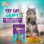 Mankind PetStar Tuna Gravy Wet Cat Food for Adult Cats (1+ Years) | DHA & Taurine Support | 85 g Pouch, Pack of 15 - Image 6
