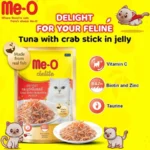 Me O Delite Tuna with Crab Sticks in Jelly Cat Wet Food