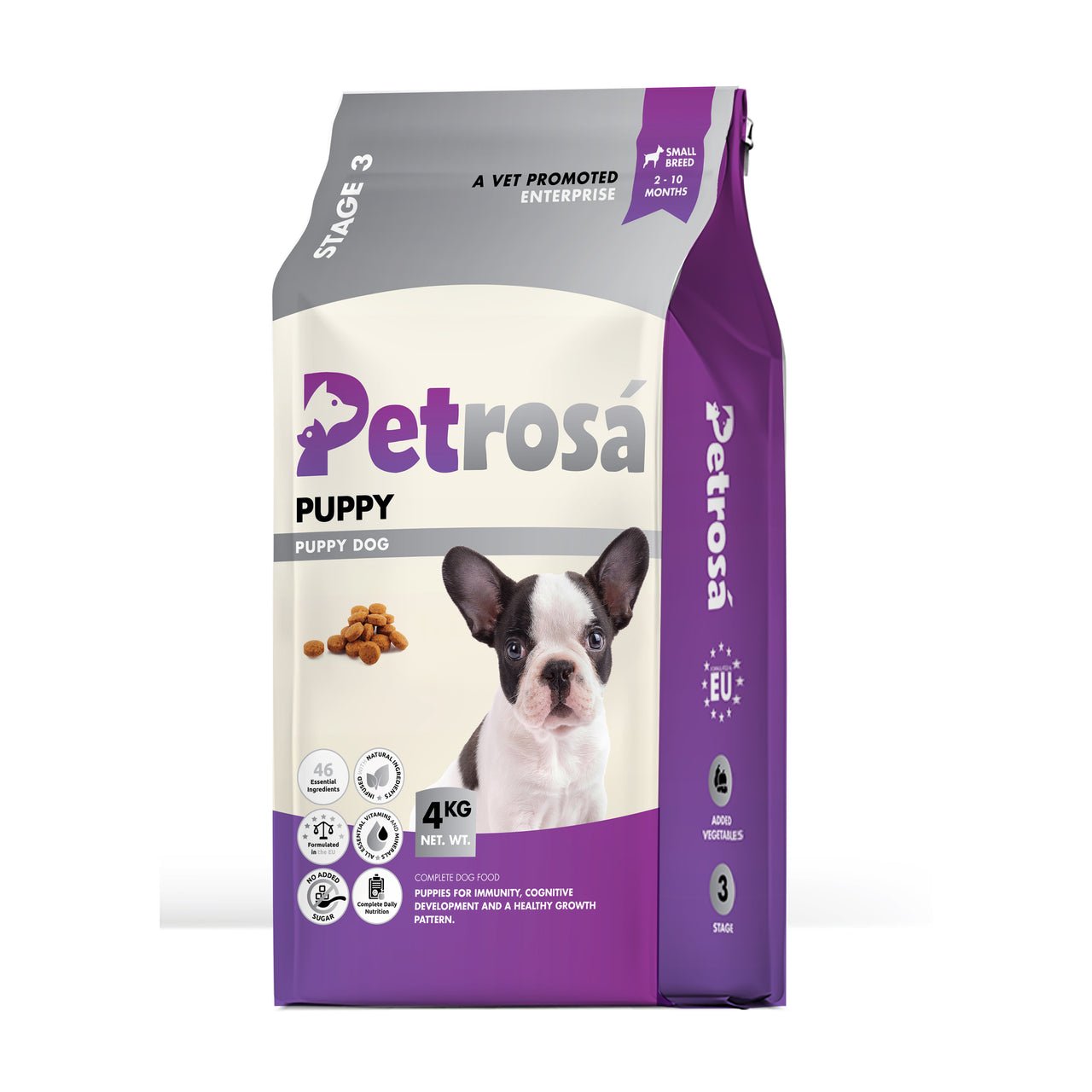 smallpuppyfront Small Breed Puppy Dog Food (2–10 Months), High Protein Growth & Development Formula with DHA, Prebiotics for Digestion, Immunity & Healthy Energy – 2 Kg - Image 1